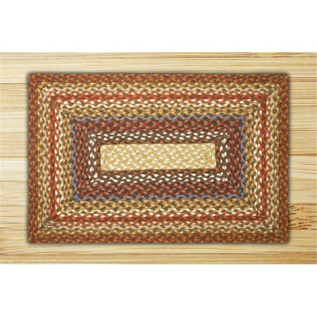 Capitol Importing Co Capitol Importing Honey-Vanilla-Ginger - 20 in. x 30 in. Rectangle Braided Rug 22-300